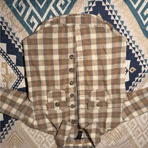 Women's flannel jacket